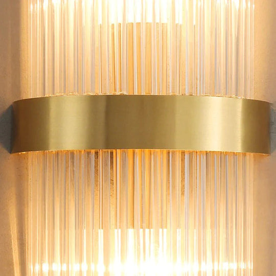 Lampe de mur en cuivre de fond de salon de luxe de lumière moderne