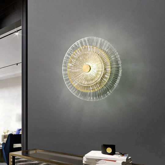 Modern Light Luxury Living Room Bedroom Copper Wall Lamp Lamps