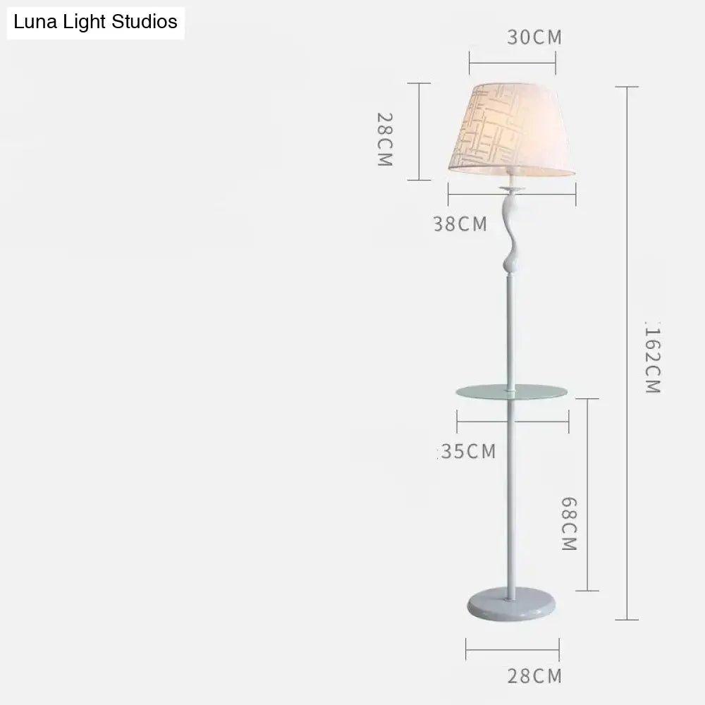 Modern Living Room Floor Lamp Creative Bedroom Study Vertical Stylish Home Led White Tea Table Lamps