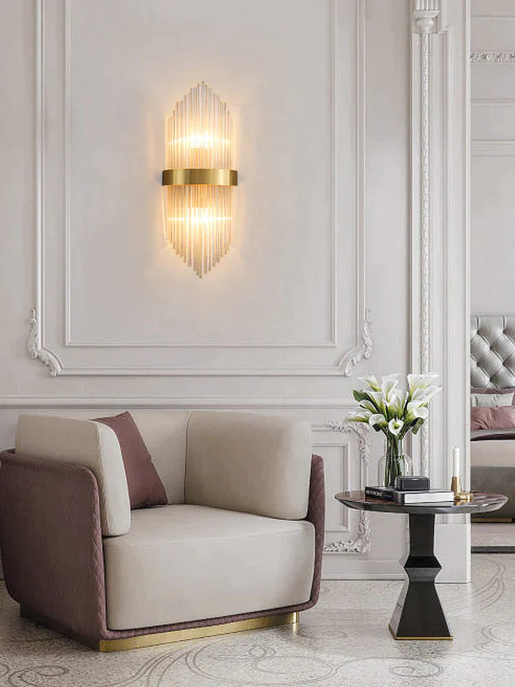 Modern Luxury Living Room Background Wall Lamp Bedroom Bedside Copper Wall Lamp Copper Wall Lamps