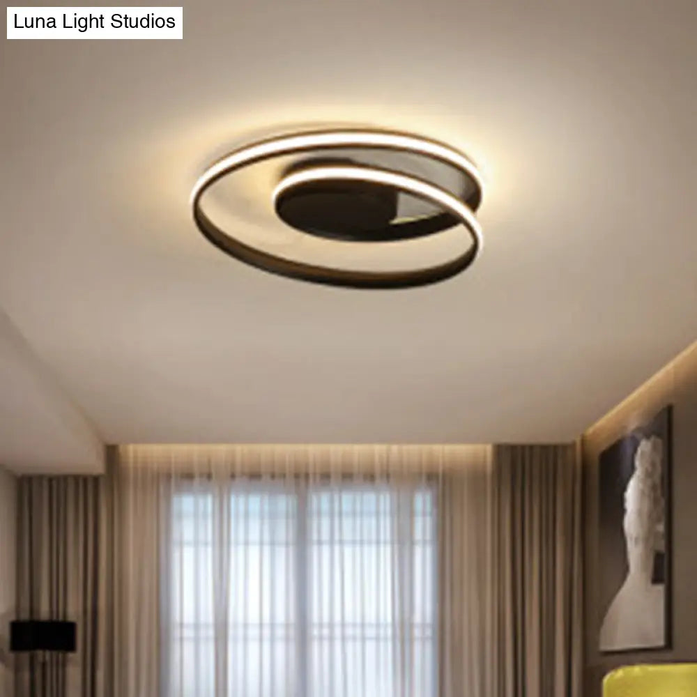 Modern Metal Led Circle Flush Mount Ceiling Light For Bedroom
Or
Sleek Bedroom - Design