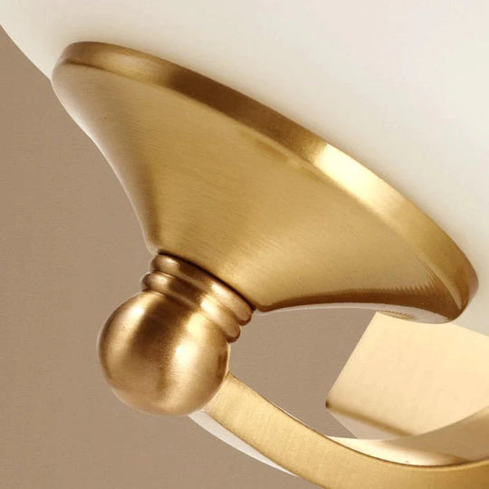 Moderne minimaliste créatif salon lampe chambre phare allée cuivre applique murale