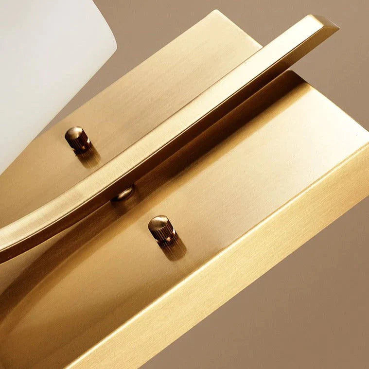 Moderne minimaliste créatif salon lampe chambre phare allée cuivre applique murale