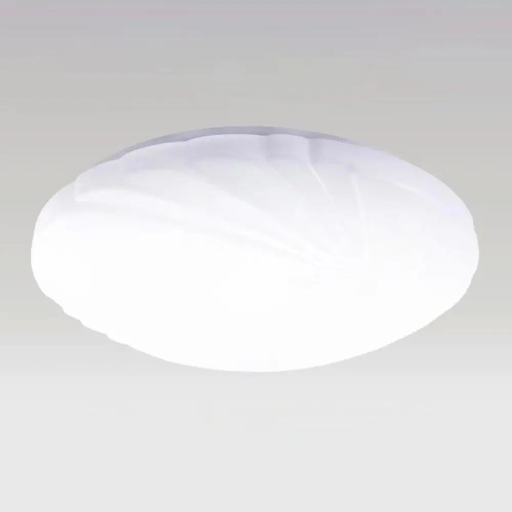 Modern Round Flush Ceiling Light With Acrylic Design - Led Mount Fixture