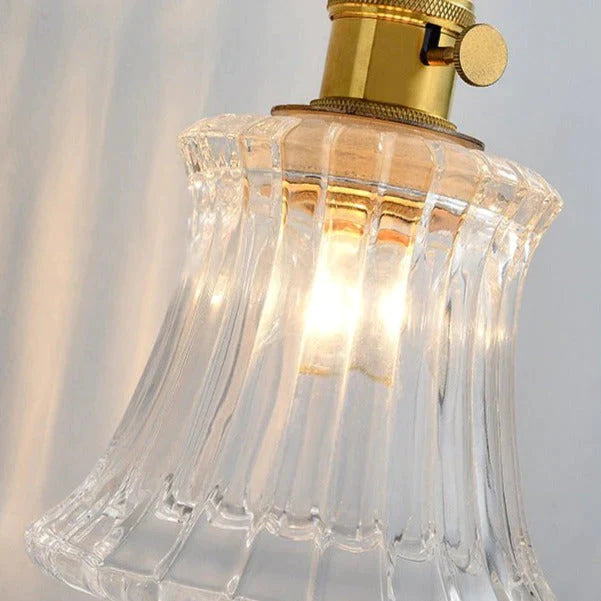 Applique murale en cuivre de chambre à coucher de salon nordique simple et moderne