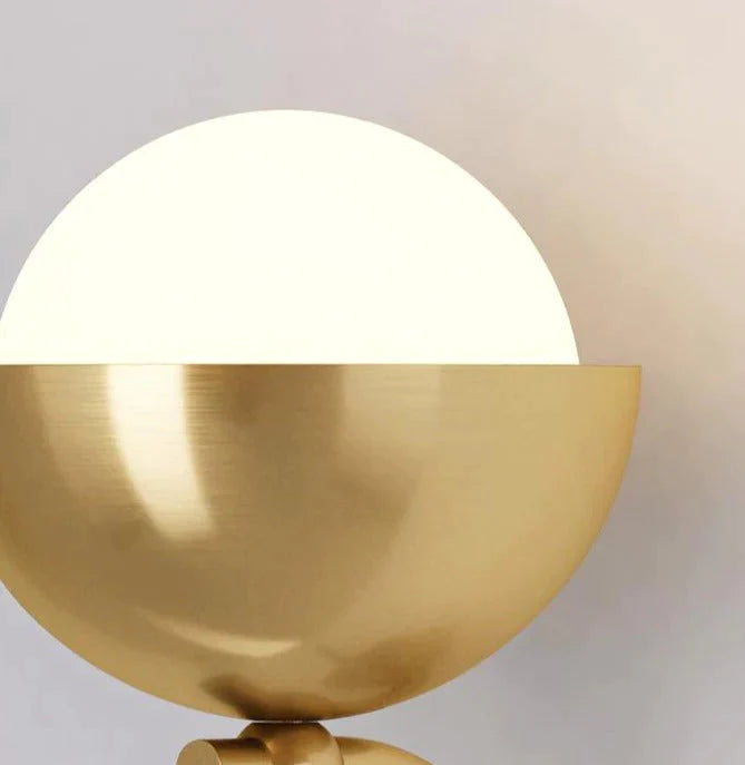 Applique murale en cuivre de salon de couloir de pièce simple moderne