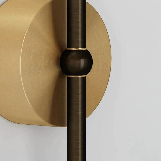 Applique murale en cuivre de salon de couloir de pièce simple moderne