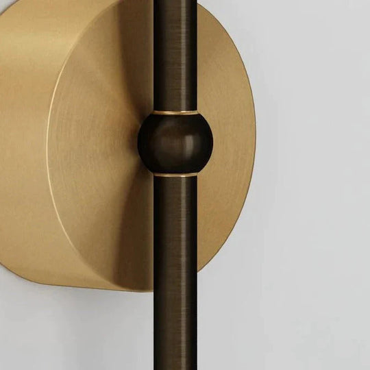 Applique murale en cuivre de salon de couloir de pièce simple moderne