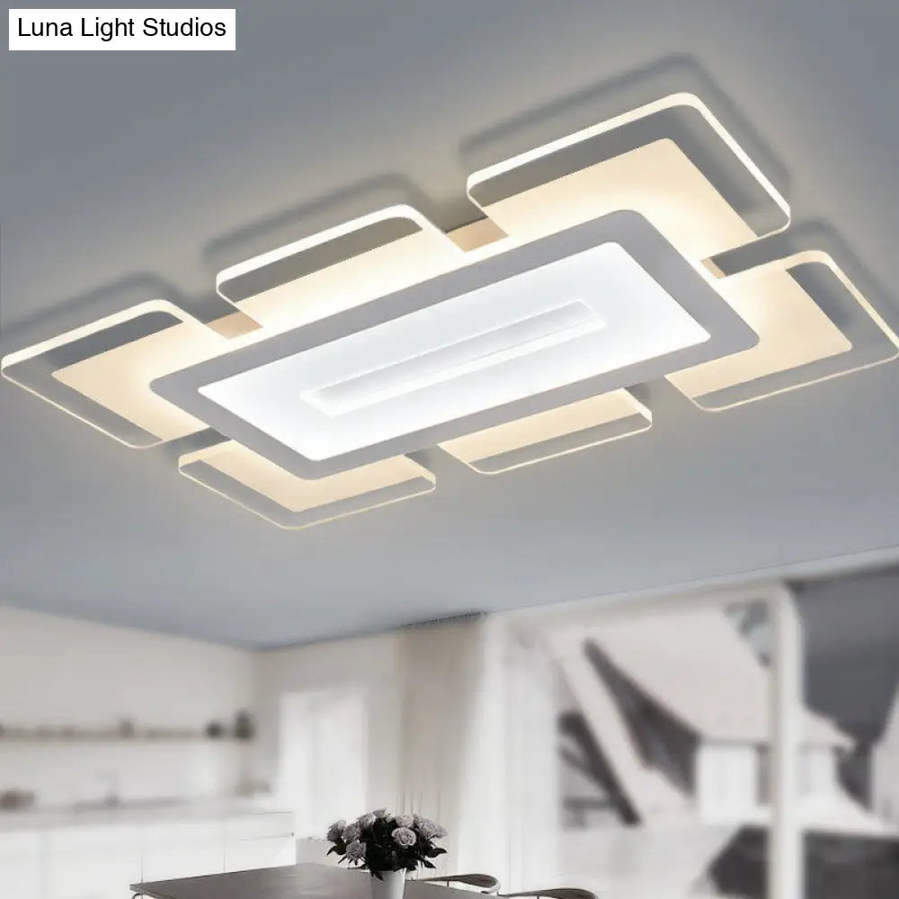 Modern Style Acrylic Led Flush Ceiling Light - Clear!
This Revised Title Maintains The Important