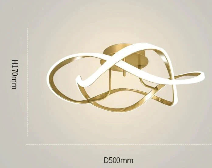 Plafonnier de chambre à coucher de luxe New Light