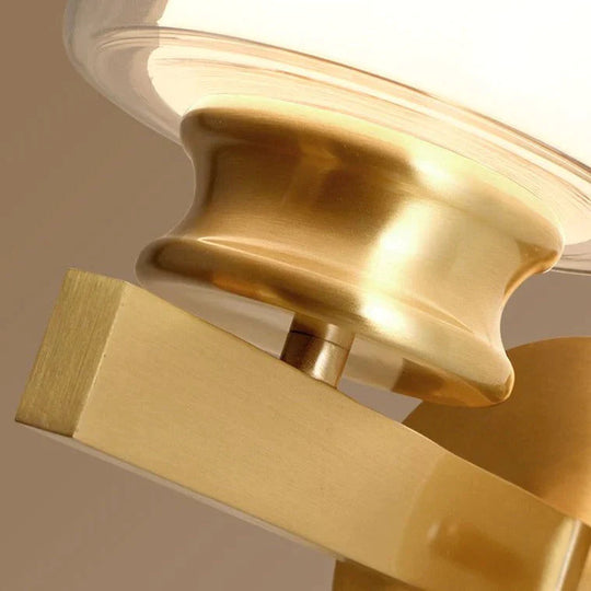 Nouveau salon chambre miroir avant applique murale minimaliste cuivre appliques