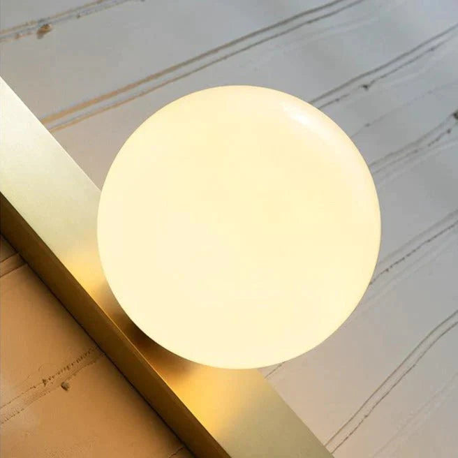 Nouvelle applique murale en cuivre boule de luxe nordique