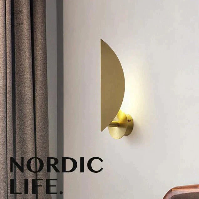 Nordic Bedroom Adjustable Copper Wall Lamp Lamps