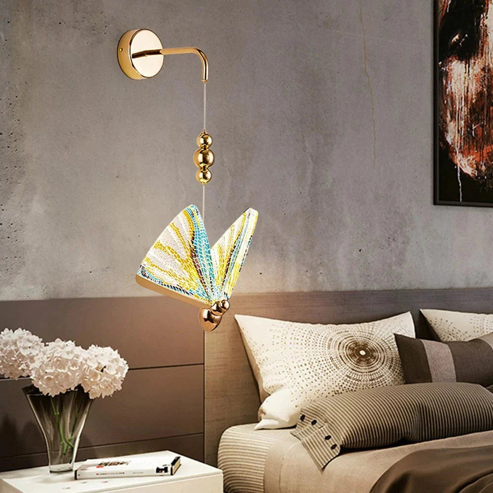 Applique Murale Led Papillon Nordique pour Chambre