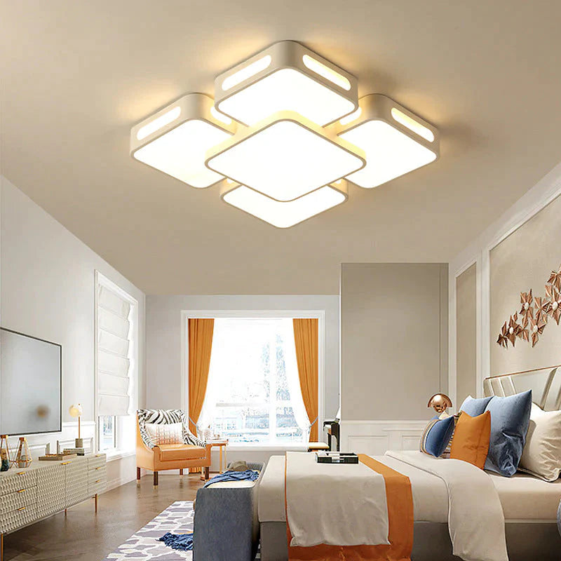 Plafonnier Led de Salon Simple de Mode Nordique