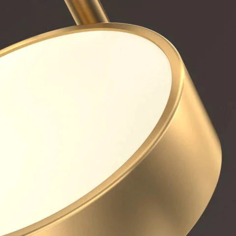 Lampe de chevet de luxe Nordic Light Chambre à coucher Applique murale en cuivre