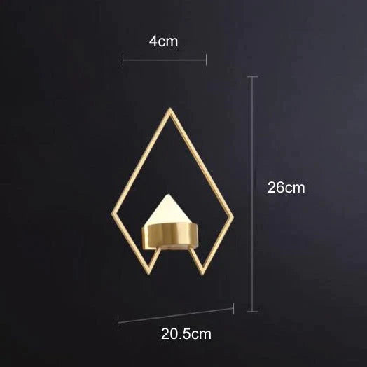 Nordic Living Room Background Copper Wall Lamp Lamps