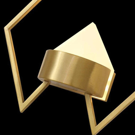 Applique murale en cuivre de fond de salon nordique