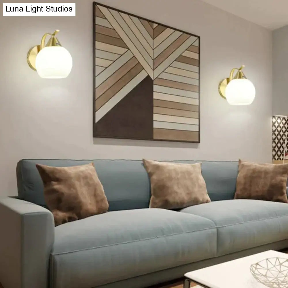 Nordic Living Room Background Wall Bedroom Copper Wall Lamp Copper Wall Lamps