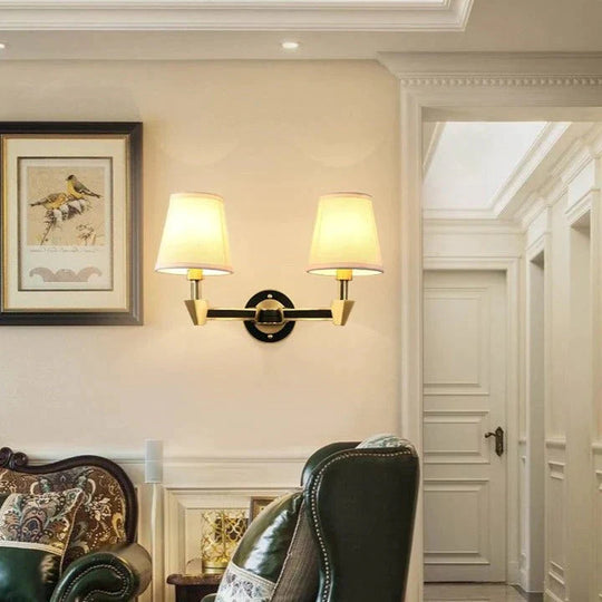 Applique Murale En Cuivre De Chevet De Chambre À Coucher Minimaliste Nordique