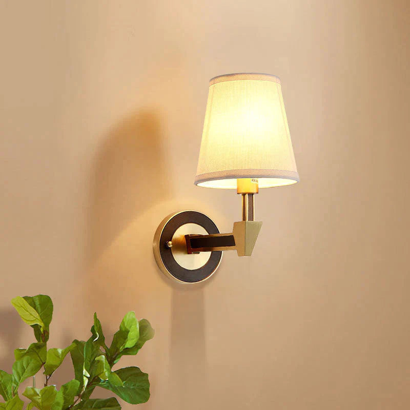 Applique Murale En Cuivre De Chevet De Chambre À Coucher Minimaliste Nordique