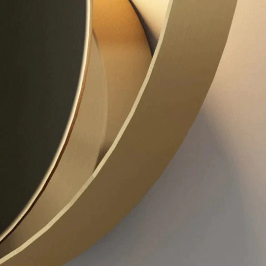 Lampe de chevet nordique minimaliste chambre à coucher pleine applique murale en cuivre