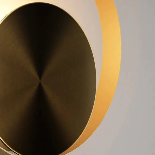 Lampe de chevet nordique minimaliste chambre à coucher pleine applique murale en cuivre