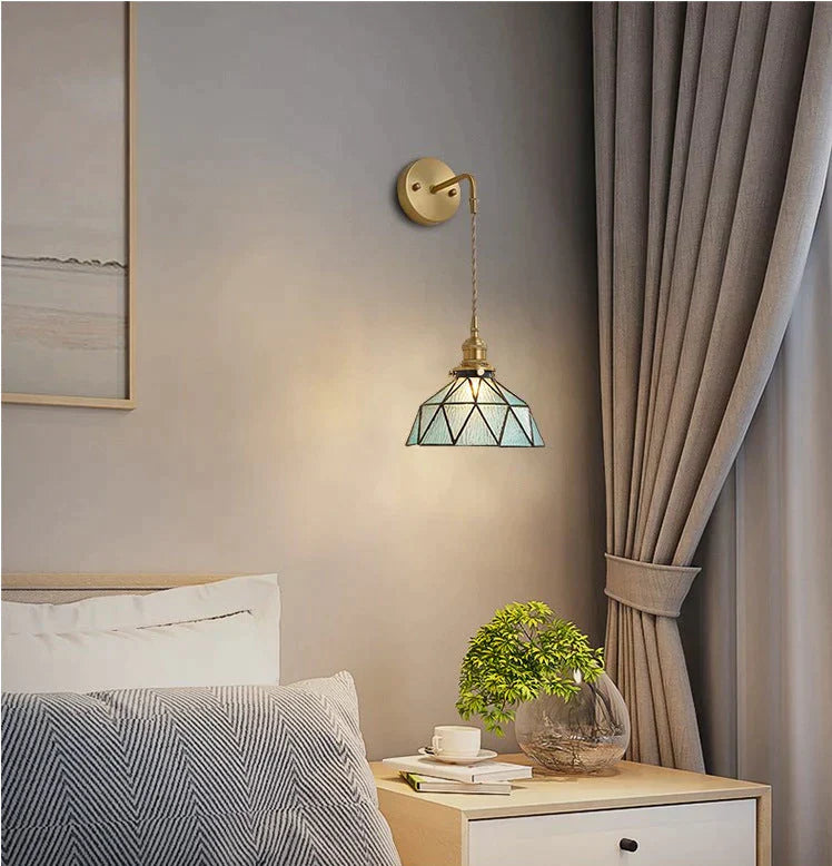 Nordic Retro Glass Copper Wall Lamp Copper Wall Lamps