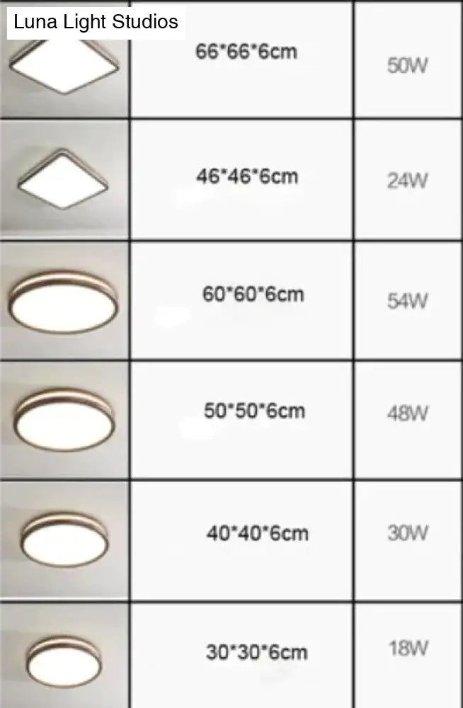 Nordic Walnut Color Indoor Ceiling Lamp Ceiling