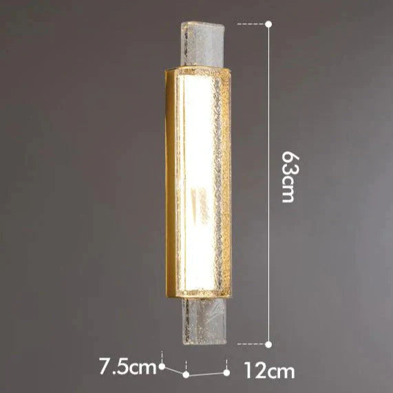 Applique murale en cuivre de chambre créative simple de luxe post-moderne