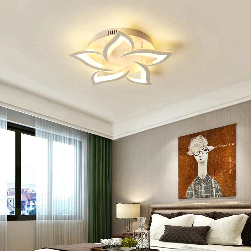 Acrylic Ceiling Lamp Living Room Kitchen Bedroom Modern Remote Control Colorful Atmosphere Light