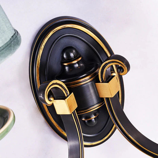 Lampe de chevet de chambre à coucher de style rétro Applique murale en cuivre