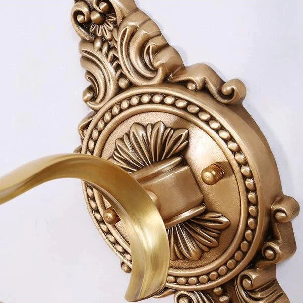 Lampe murale en cuivre d'escalier de salon de chevet de chambre à coucher de style rétro