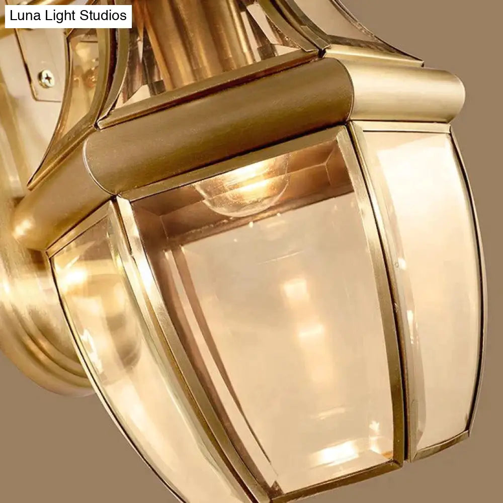 Simple Country Style of Outdoor Copper Wall Lamp Copper Wall Lamps