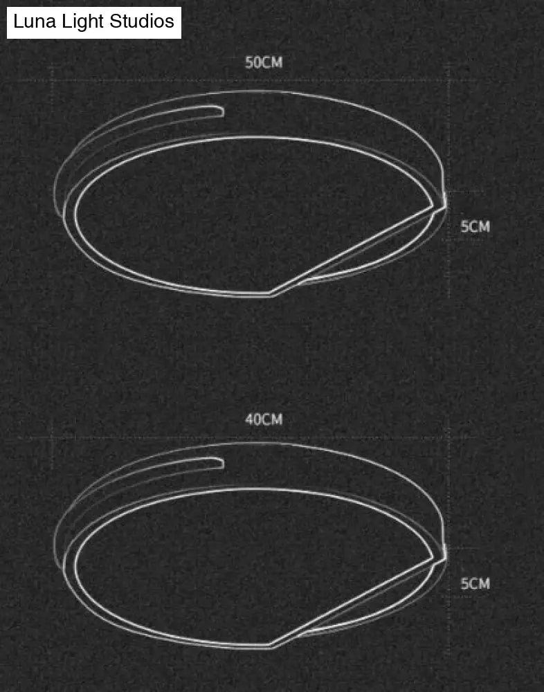 Simple Creative Bedroom Led Round Ceiling Lamp