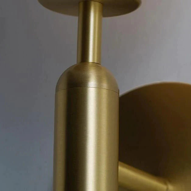 Applique murale en cuivre de chevet de chambre à coucher moderne nordique simple