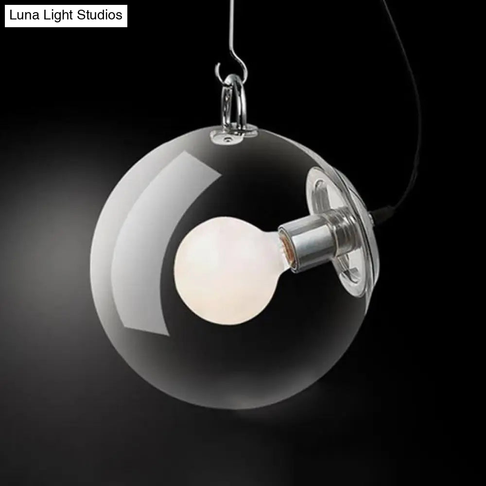 10’/12’W Simplicity Clear Glass Flush Mount Ceiling Light - Chrome Finish