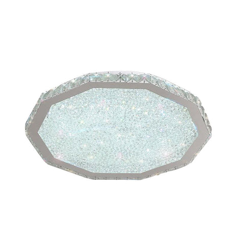Modern Led Stainless-Steel Flush Mount Ceiling Light For Living Room
