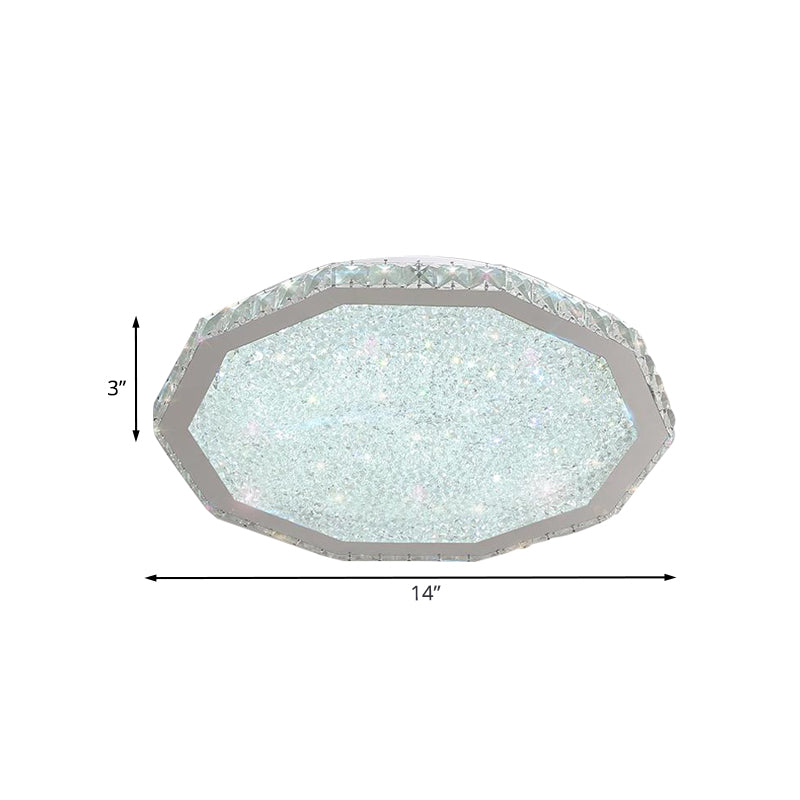 Modern Led Stainless - Steel Flush Mount Ceiling Light For Living Room