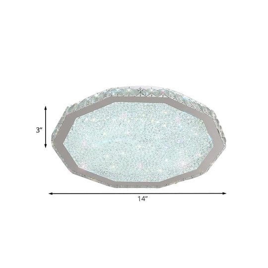 Modern Led Stainless - Steel Flush Mount Ceiling Light For Living Room