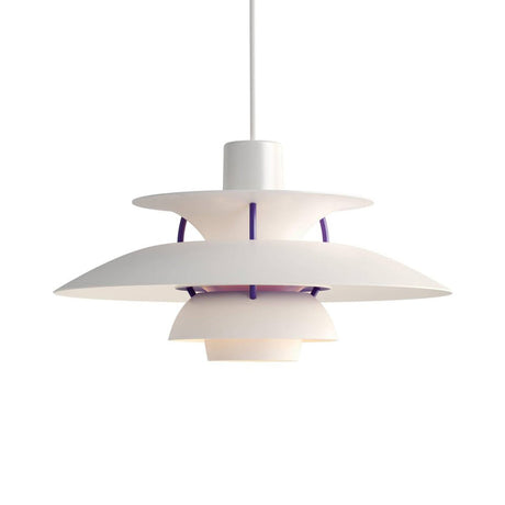 Macaron Style 3-Layer Pendant Light With Flared Shade - Aluminum 1 Black/Gray