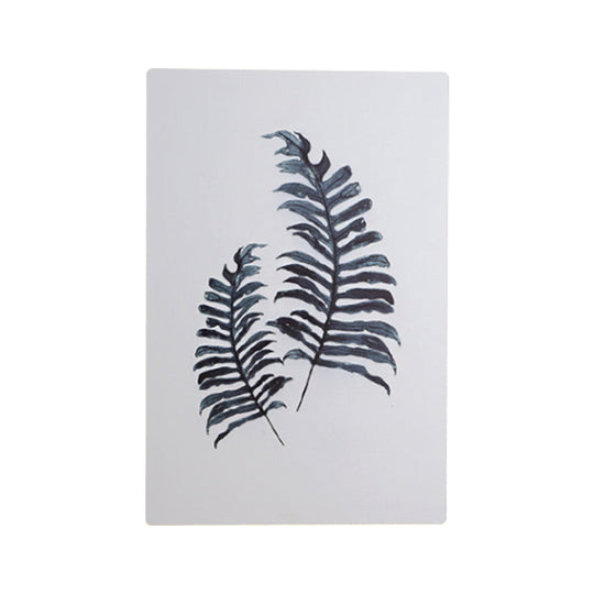 Nordic Style Banana Leaf Wall Lamp With Led Acrylic Fixture