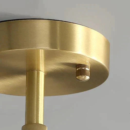 Nordic Corridor Balcony Copper Ceiling Lamp