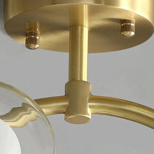 Nordic Corridor Balcony Copper Ceiling Lamp