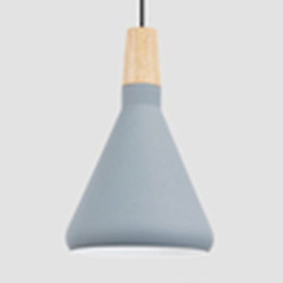 Nordic Aluminum Coolie Shade Suspension Pendant Light - 1 Head 7/10.5/15 Inch Wide Ideal For Office