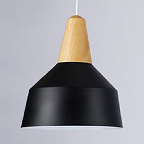 Nordic Style Aluminum & Wood Pendant Light - Perfect For Study Room