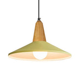 Adjustable Aluminum Pendant Light - Modern Macaron Design 10/14 Inch Width Single Head Living Room