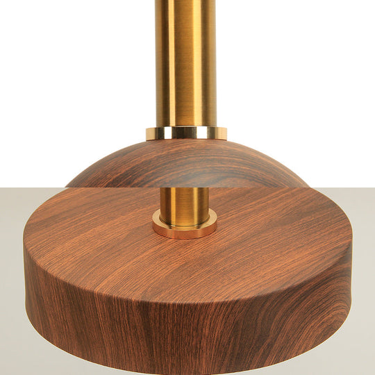 Stylish Wood Pendant Light For Bedroom Or Porch - Small Brown And Modern
