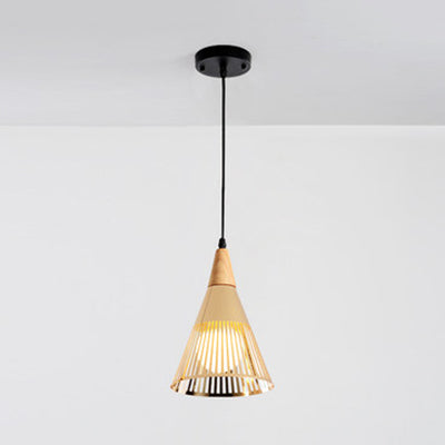 Modern Gold Metallic Conical Ceiling Light For Restaurant Cafe - Stylish Overhead Lighting 1 / Round