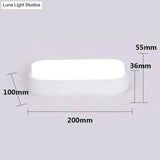 12W 15W Led Waterproof Ceiling Lights Ultra-Thin Elliptic Lamps For Balcony Living Room Kitchen